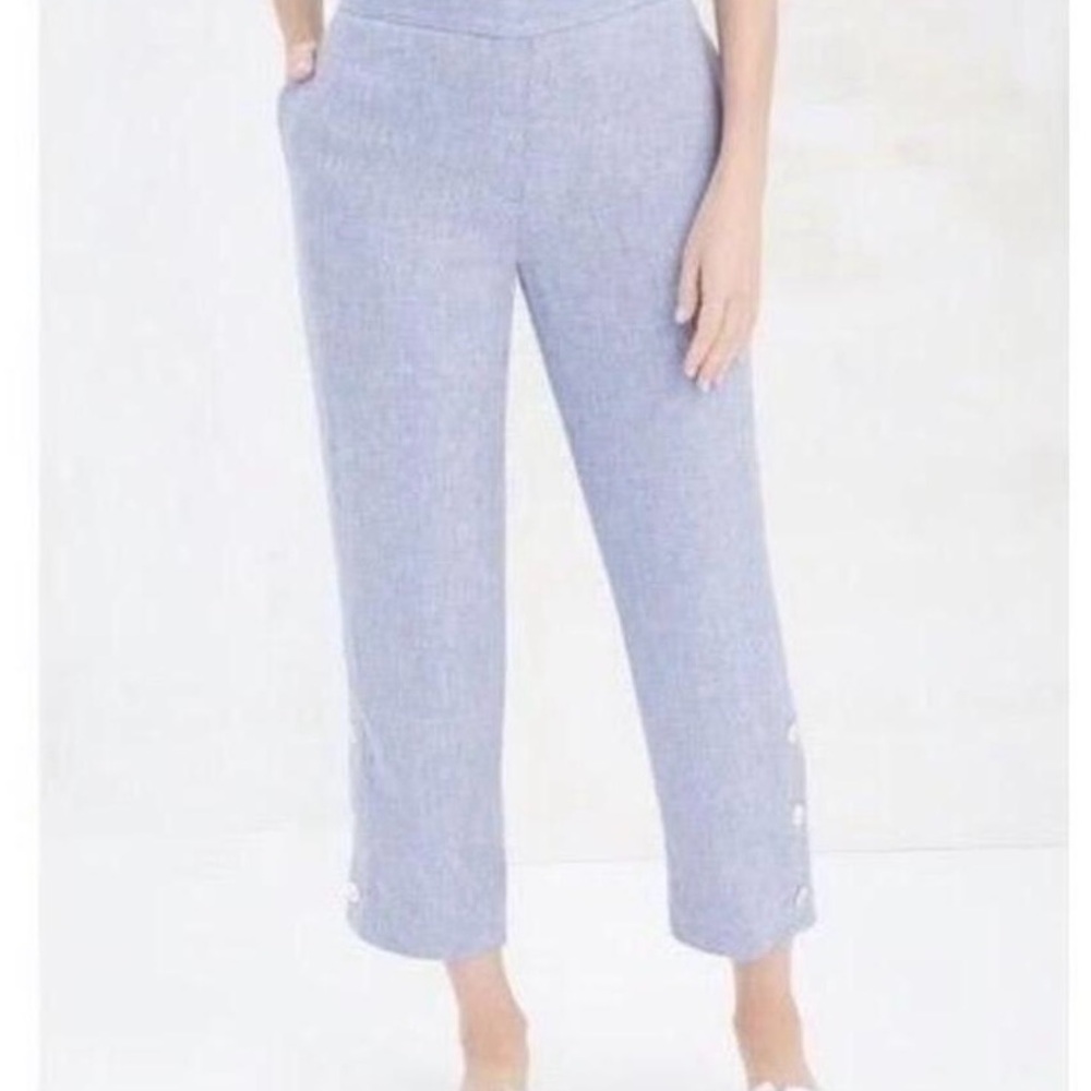 Chico's Blue Linen Pants
